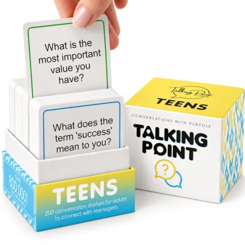 200 Conversation Cards for Teens - Deep Questions to Build Trust, Spark Self-Expression & Strengthen Bonds | for Parents, School Counselors, Therapists & Teachers