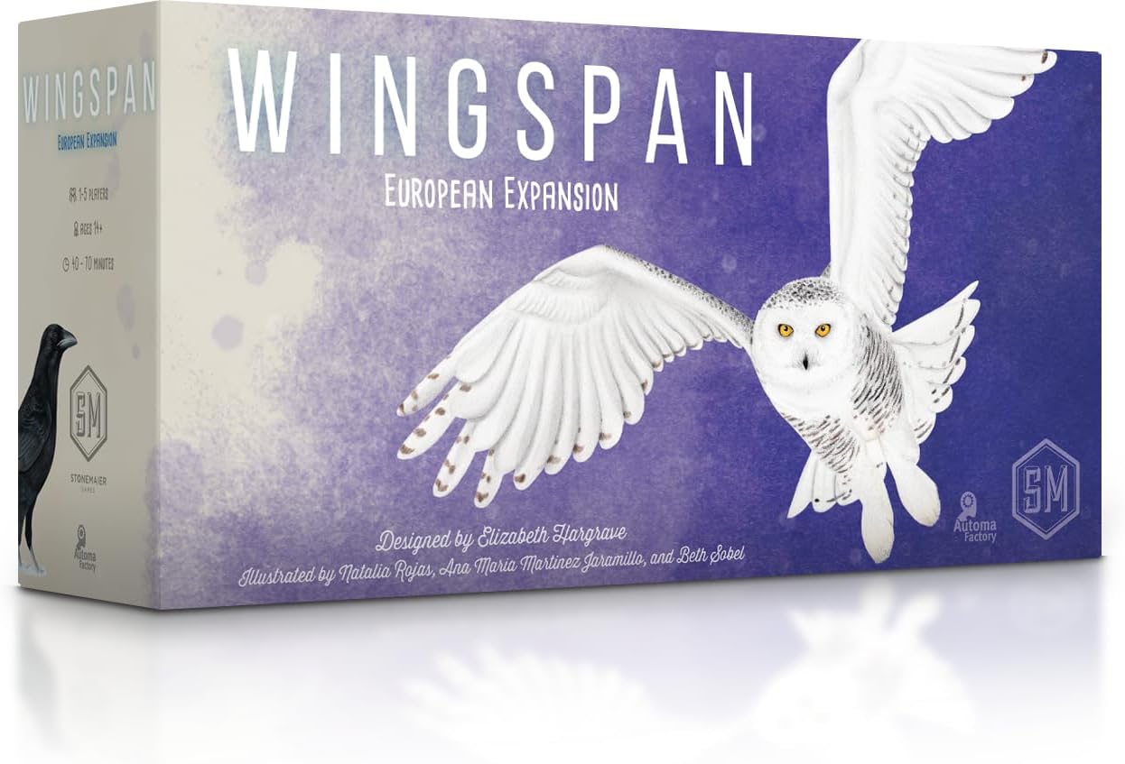 Stonemaier Games: Wingspan European Expansion by Elizabeth Hargrave | Add to Wingspan (Base Game) | Adds 81 Unique Birds w...