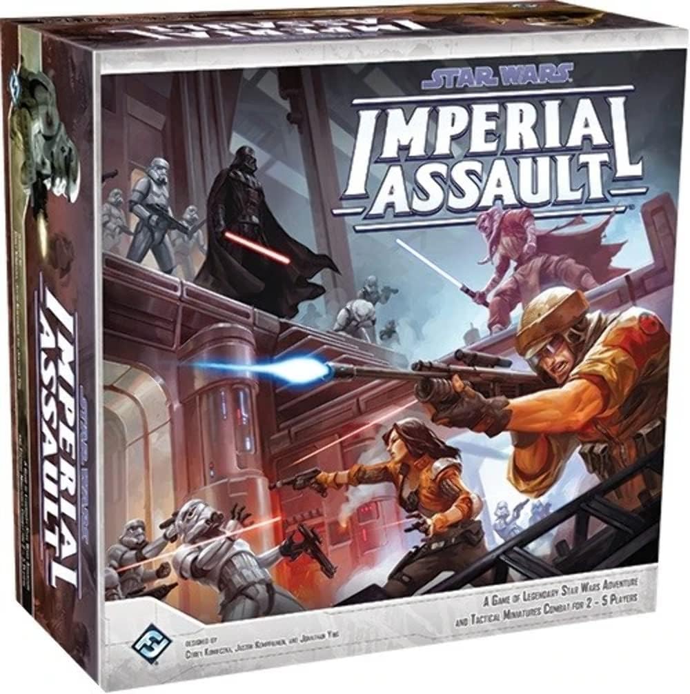Asmodee Star Wars Imperial Assault Core Set - Epic Sci-Fi Miniatures Strategy Game of Rebel Resistance vs. Imperial Force...