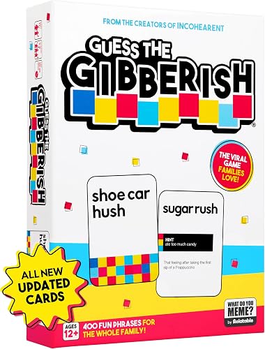 Guess The Gibberish Card Game for Families by Relatable, From The Crea — Real-world performance testing in action
