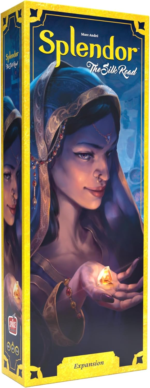 Asmodee Splendor The Silk Road Expansion - Explore Trading Posts & Compete for City Tiles! Strategy Game for Kids & Adult...