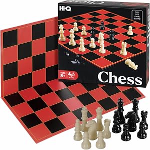 HI-Q Classic Chess Board Game – Educational Strategy Set for Kids, Adults & Beginners 