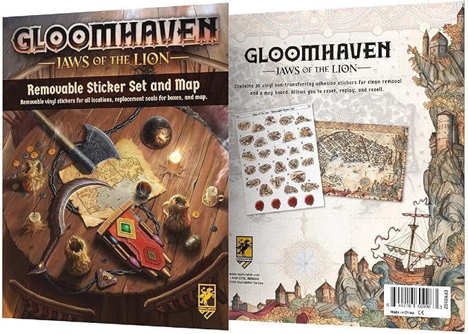 Gloomhaven Cephalofair Games: Jaws of The Lion Removable Sticker Set & — Our recommended configuration for best results