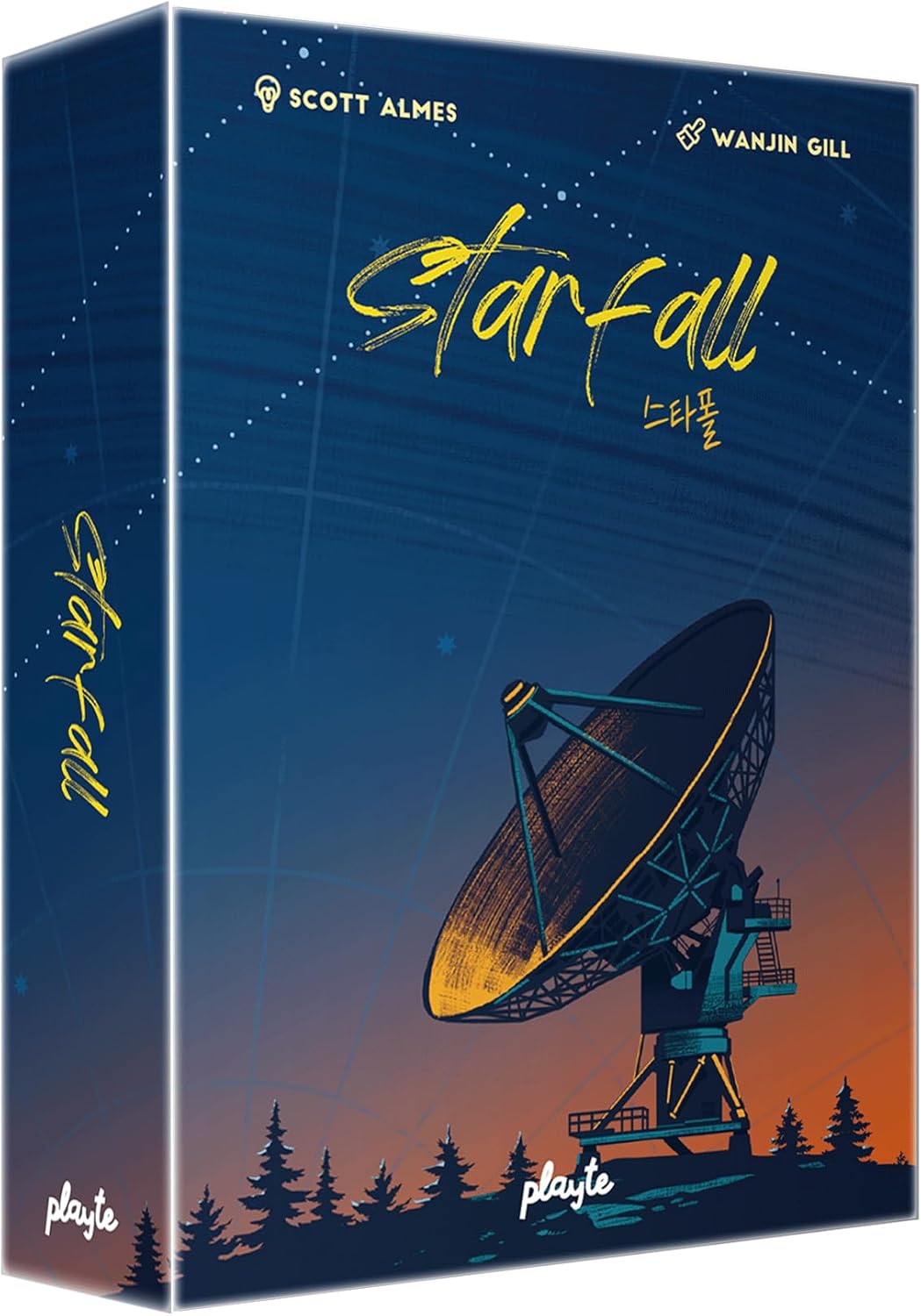 Starfall Board Game - Astronomy Themed Strategy Game by Scott Almes - Auction & Set Collection Mechanics - 2-4 Players - C...