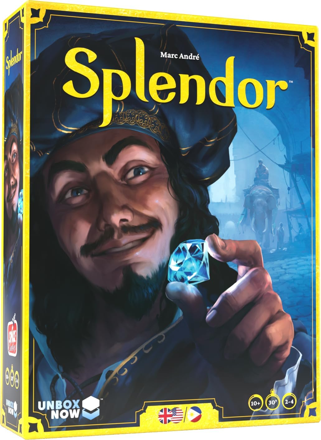 Asmodee Splendor Board Game - Gem Trading & Engine-Building Strategy for Adults & Families, Adult Board Games, Family Fun ...