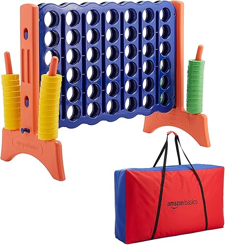 Amazon Basics Junior 4-to-Score Giant Premium Plastic Party Game for K — Real-world performance testing in action