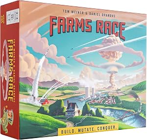 Farms Race Standard Edition – Strategy Board Game for Adults and Family, 2–4 Players, 1-2 