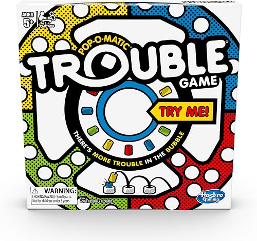 Hasbro Gaming Trouble Board Game for Kids Ages 5 and Up 2-4 Players — Build quality and design details up close