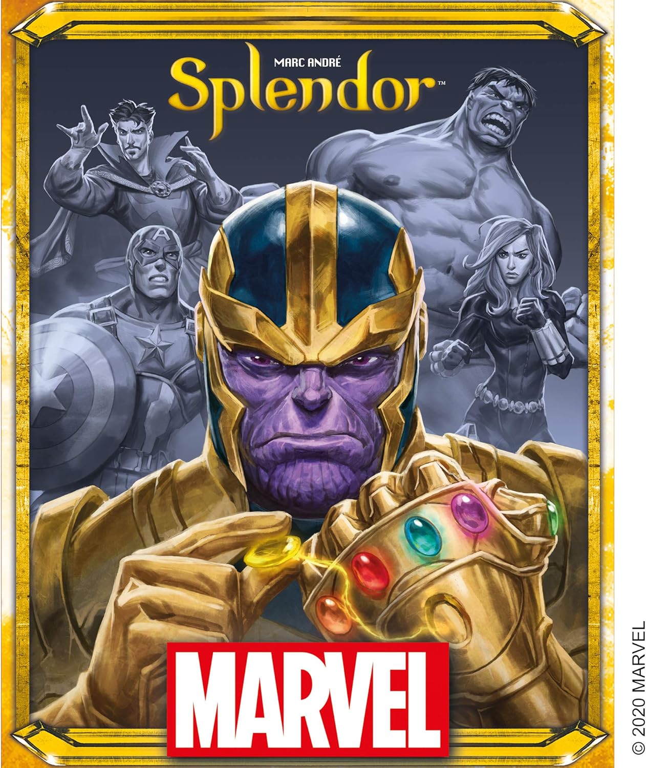 Asmodee Marvel Splendor Board Game - Unite Heroes and Gems in an Epic Strategy Adventure, Family Game for Kids and Adults,...