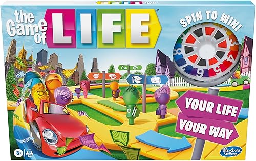 The Game of Life Board Game, Family Games for Kids Ages 8 and Up, Pegs — Build quality and design details up close