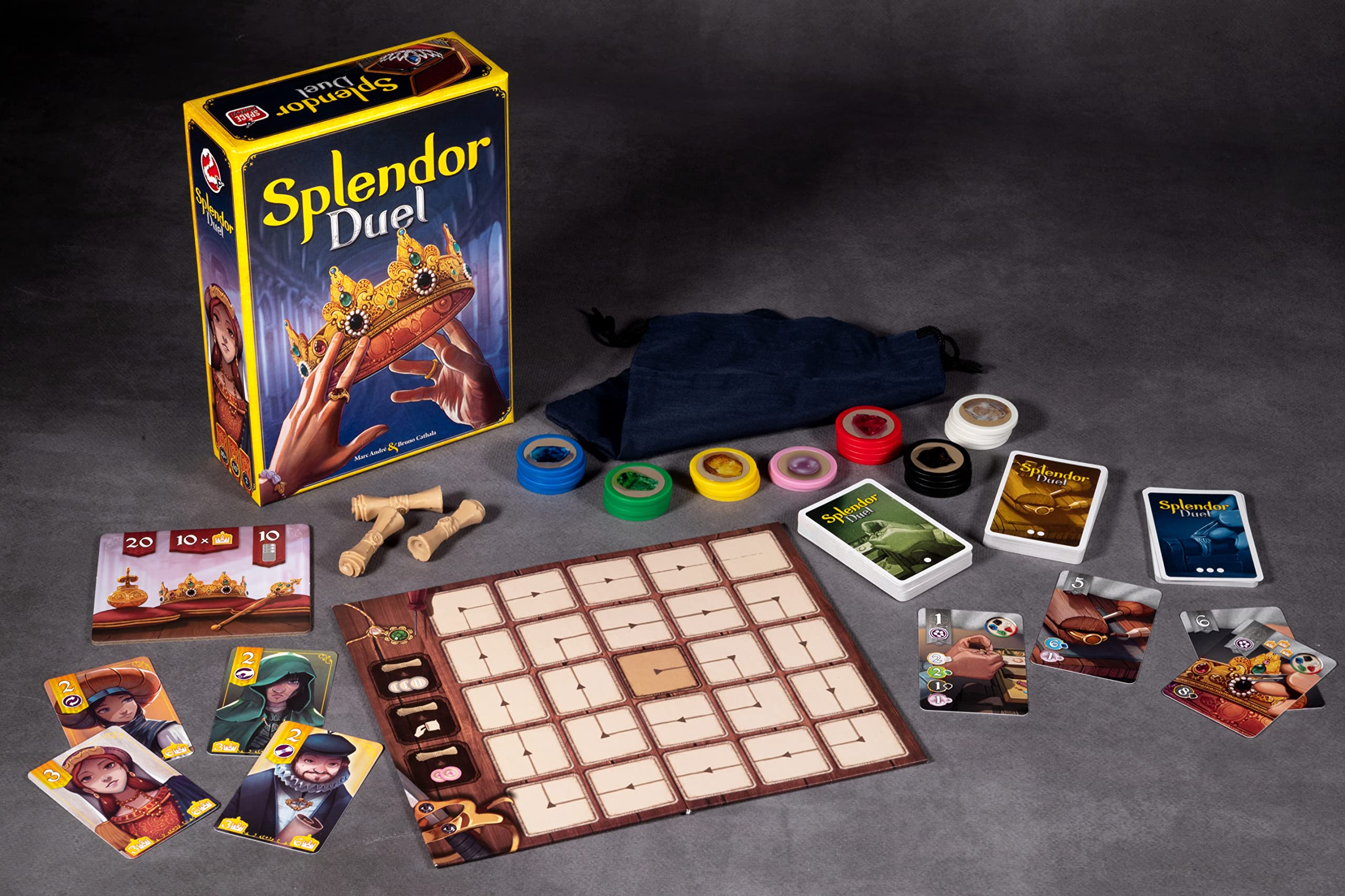 Splendor Duel Board Game - Two-Player Strategy Game for Intense Gem Co — Our recommended configuration for best results