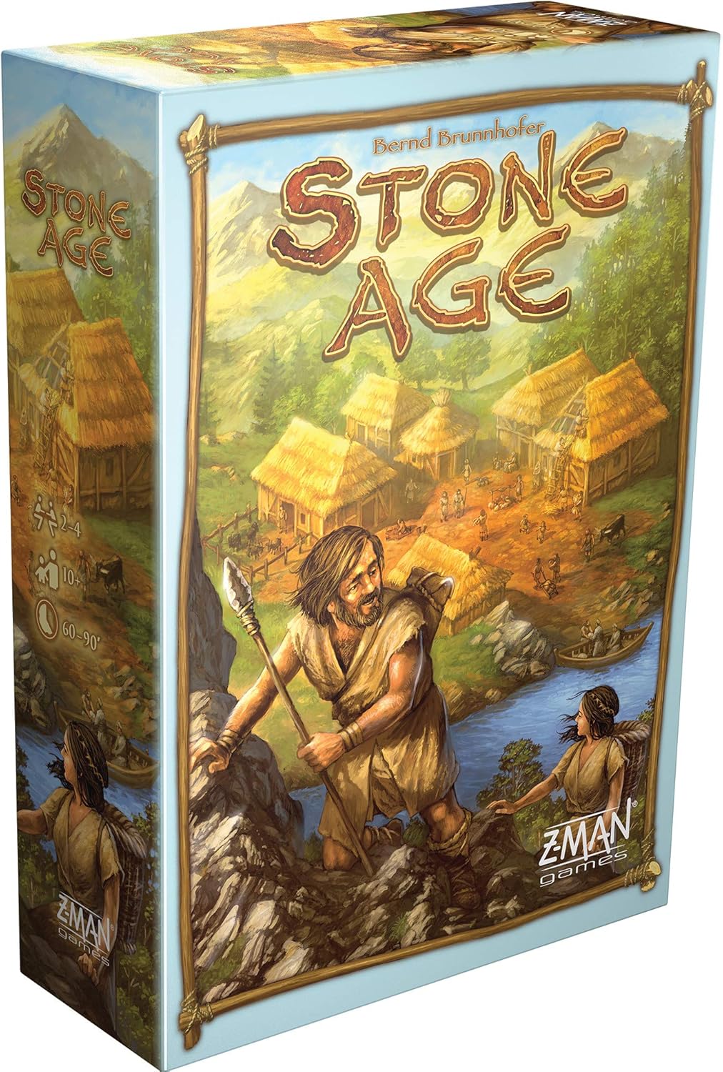 Stone Age Board Game - Engaging Worker Placement Strategy for Civilization Building! Fun Family Game for Kids and Adults, ...