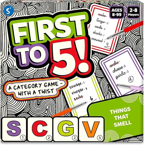 Skillmatics Board & Card Game - First to 5, Category Game with a Twist — Side-by-side comparison of top picks in this category