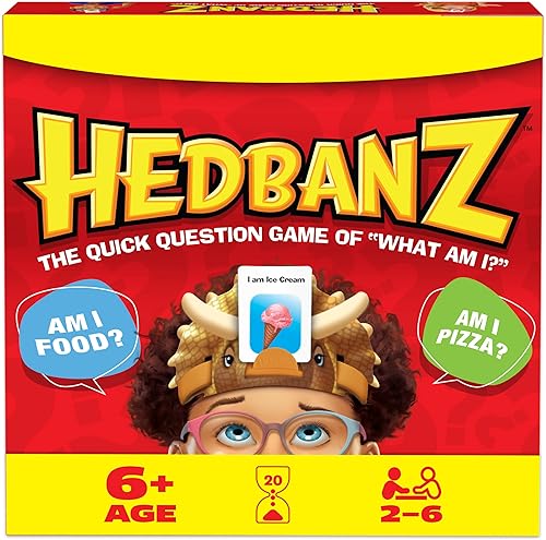 Spin Master Games, Hedbanz 2023 Edition with New Cards, Picture Guessi — Build quality and design details up close