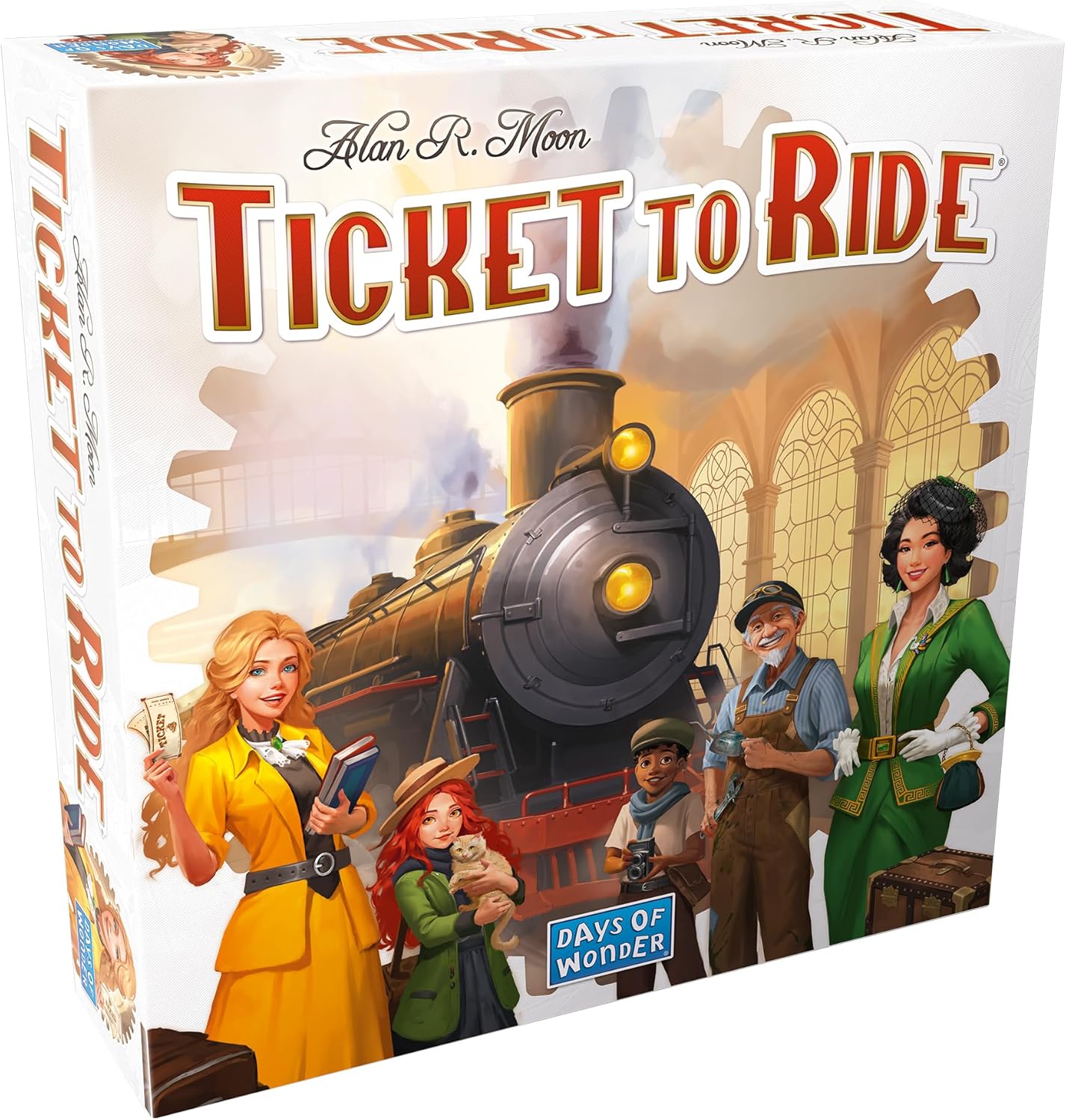 Asmodee Ticket to Ride Board Game (2025 Refresh) - A Cross-Country Train Adventure for Friends and Family, Strategy Game f...