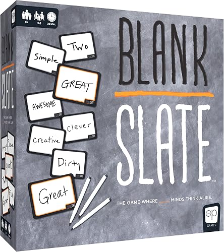 USAOPOLY BLANK SLATE, Where Great Minds Think Alike, Fun Family-Friend — Our recommended configuration for best results