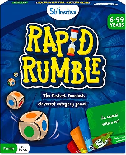 Skillmatics Rapid Rumble - Fast-Paced Board Game for Kids, Teens & Adu — Side-by-side comparison of top picks in this category