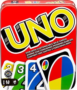 Mattel Games UNO Card Game for Kid, Adult & Family Nights & Parties, Travel & 