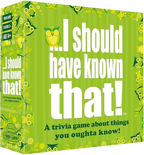 I should have known that! - A Trivia Game About Things You Oughta Know — Side-by-side comparison of top picks in this category