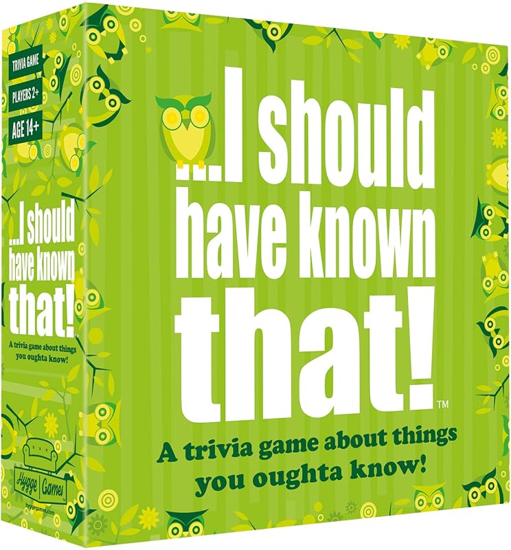 I should have known that!