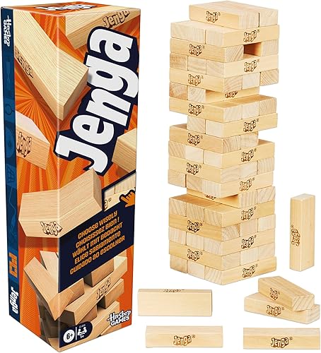 Official Hasbro Games Jenga Game | Digital Die for 6 More Ways to Play — Build quality and design details up close